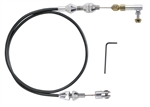 Image of Lokar Hi-Tech Black Braided Stainless Steel 24" Universal Throttle Cable
