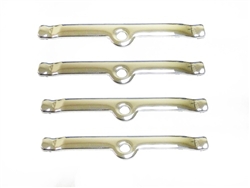 Image of 1967 - 1981 Firebird Valve Cover Spreader Retainer Bars 4 3/4 Inches 4 pcs.