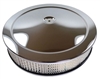 Image of Firebird Custom CHROME Air Cleaner Breather Assembly with Drop Base, 14 Inch
