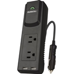 Image of Duracell Power Strip Inverter with 2 USB and 2 AC Charging Ports, 175 Watt