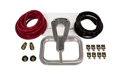 Image of Firebird Detroit Speed Billet Aluminum Battery Relocation Kit, Terminals, Cables, Crimp Rings, and Bulkheads