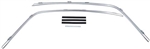 Image of 1970 - 1981 Firebird ANODIZED ALUMINUM Drip Rail Moldings, Pair of LH / RH, 748625