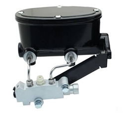 Image of 1967 - 1981 Master Cylinder / Proportioning Valve Kit, Oval Black M/C with Pro Valve