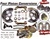 Image of 1967 - 1968 Firebird Brake Conversion Kit, Power Front Disc, OE Style with 4 Piston Calipers