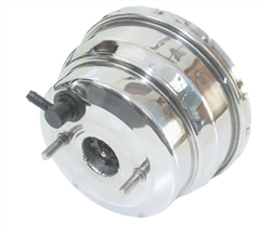 1967 - 1969 Firebird Power Brake Booster, 8 Inch Dual Diaphragm, Polished Stainless Steel