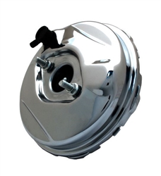 Image of 1967 - 1969 Power Brake Booster , 9 Inch Diameter - Chrome ( WITHOUT STAMP )