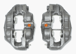 Image of 1967 - 1968 Firebird Front Disc Brake Calipers, OE Style 4 Piston, Pair