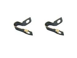 Image of 1969 Firebird Front Disc Brake Hose Routing Bracket Clip Set