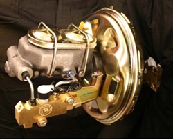 Image of 1967 - 1969 Firebird Brake Booster / Master Cylinder / Proportioning Valve Kit, Front Disc / Rear Drum, 11 Inch