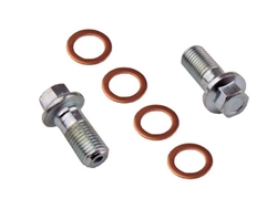 Image of 1967 - 1978 Firebird Banjo Bolt Set with Crush Washers, Brake Hose to Caliper, Size 7/16-20