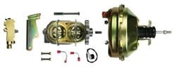 Image of 1967 - 1969 Firebird 9" Brake Booster, Master Cylinder, Proportioning Valve Kit, Front Disc / Rear Drum