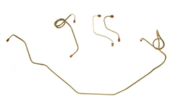 Image of 1971 - 1978 Firebird and Trans Am Front Brake Line Kit for Power Disc, Original Material