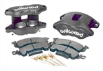 Image of 1969 - 1981 Firebird Type III Gray Anodized Wilwood Front Disc Brake D52 Calipers, Kit