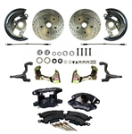 Image of 1967 - 1969 Wilwood FRONT Power Disc Brake Conversion Kit, BLACK