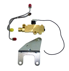 Image of 1971 - 1980 Firebird Brake Proportioning Valve Kit with Switch, Wire Lead, Mounting Bracket, and Lines for Front Disc and Rear Drum
