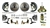 Image of 1967 - 1969 Firebird Street Anchors Front Power DISC Brake Conversion Kit