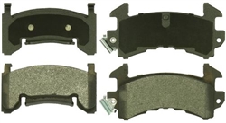 Image of 1979 - 1981 Firebird & Trans Am REAR Disc Brake Pads Set, OE Semi-Metallic