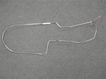 Image of 1969 Firebird Front to Rear Brake Line, Power: 1-Piece, Stainless