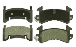 Image of 1982 - 1988 Firebird Rear Disc Brake Disc Brake Pads Set w/out Performance Package, OE Semi-Metallic