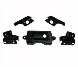 Image of 1969 Firebird and Trans Am Rear Bumper Mounting Bracket Set, Five Pieces