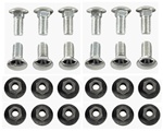 Image of 1967 - 1968 Firebird Front and Rear Bumper Bolts Set, Stainless OE Style