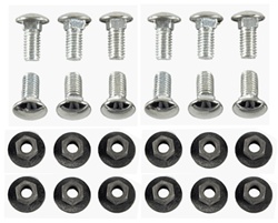 Image of 1967 - 1968 Firebird Front and Rear Bumper Bolts Set, Stainless OE Style