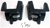 Image of 1987 - 1992 Firebird Convertible Upper Door Jam Seat Belt Pillar Caps, Pair