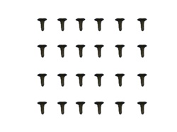 Image of 1967 - 1969 Firebird and Trans Am Convertible Top Rubber Weatherstrip Installation Screws Set, 24 Pieces