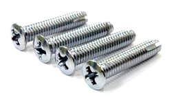Image of 1967 Firebird Console Shift Plate Screws Set, Automatic or Manual Transmission, Correct 4 Piece Kit
