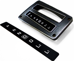 Image of 1970 - 1981 Firebird Automatic Shifter Plate Pattern Insert for Overdrive Transmission