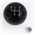 1970 Firebird OE Style Black 4 Speed Shifter Knob Ball, 3/8 Inch Coarse Thread, 2-1/4" LARGER Diameter