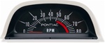 Image of 1968 Pontiac Firebird Hood Tachometer 5100-5200 Red Line