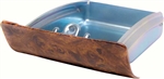 Image of 1968 Dash Ash Tray, Woodgrain, Burlwood Pattern