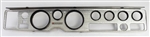 Image of 1977 - 1979 Firebird Trans Am Dash Gauge Swirl Bezel Panel With A/C and Pulse Wipers, GM Used Restored
