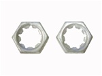 Image of 1967 - 1981 Brake Light Stop Switch Retaining Nuts, Pair