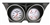 Image of 1967 - 1968 Dash Instrument Cluster Housing with Gauges (Velocity White), Custom OE Style