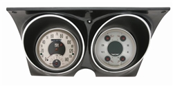Image of 1967 - 1968 Dash Instrument Cluster Housing with Gauges (All American Nickel), Custom OE Style