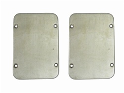 Image of 1967-1969 Firebird Kick Panel Speaker Grilles, OE Style Pair