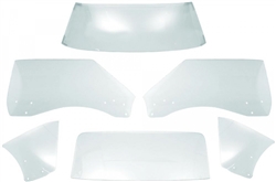 Image of 1968 - 1969 Firebird CLEAR COUPE Hardtop Glass Kit, 6 Pieces