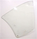 Image of 1967 - 1969 Firebird Quarter Window Glass, Clear Date Coded, Right Hand GM Used