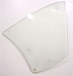 Image of 1967 - 1969 Firebird Quarter Window Glass, Clear Date Coded, Right Hand GM Used