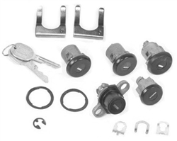 Image of 1983 - 1985 Firebird Locks Kit for Doors, Trunk, Rear Stowage and Floor Compartment
