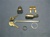 Image of 1967 - 1968 Firebird Glove Box and Trunk Lock Set, OE Style GM Pear Headed Keys