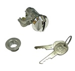 Image of 1972 - 1981 Firebird Glove Box Lock Set with GM Rounded Keys