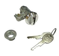 Image of 1972 - 1981 Firebird Glove Box Lock Set with GM Rounded Keys