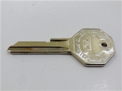 Image of 1967 Firebird Key Blank, GM Logo with Octagon Head, OE Style