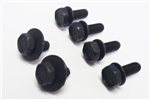 Image of 1968 - 1969 Camaro Door Window Glass Mounting Track Channel Rear Mounting Hardware Set