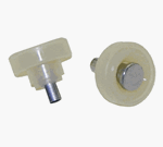 Image of 1967 - 1969 Firebird Door Window Glass Regulator Roller and Rivet, Each