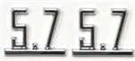 Image of Custom Firebird 5.7 LS Engine Size Emblems, Set