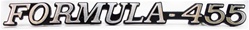 Image of 1972 - 1975 Firebird "FORMULA 455" Front Fender Emblem, Each